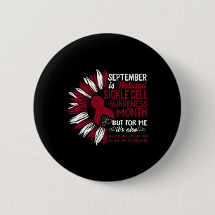 September Is National Sickle Cell Awareness Month  Button