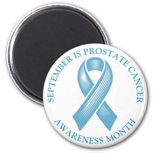 September is Prostate Cancer Awareness Month Magnet
