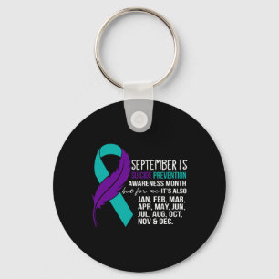 September Is Suicide Prevention Awareness Month Bu Keychain