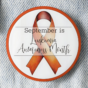 September Leukemia Awareness Month Button