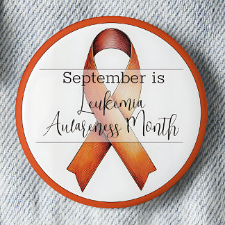 September Leukemia Awareness Month Button