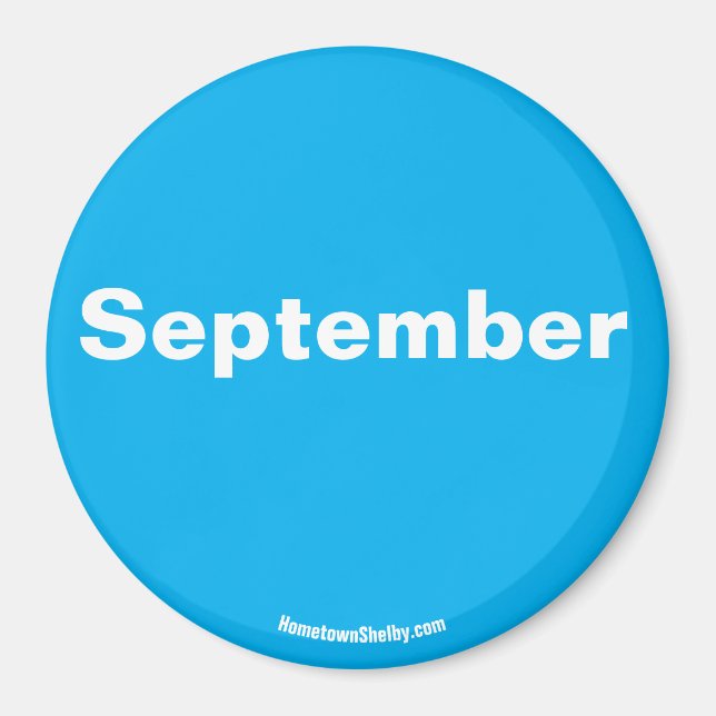 September magnet (Front)