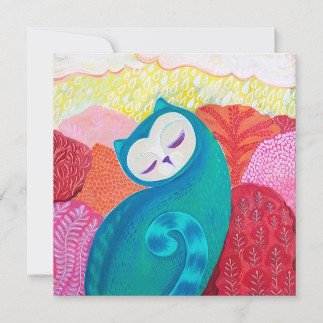September Mini Art Print Invitation (Front)