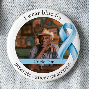 September Prostate Cancer Awareness Month  Button