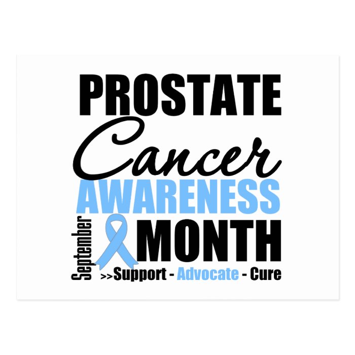 September Prostate Cancer Awareness Month Post Card