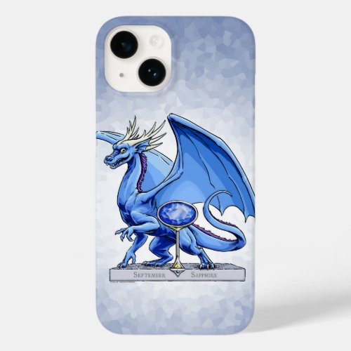 Septembers Birthstone Dragon Sapphire Case_Mate  Case_Mate iPhone 14 Case