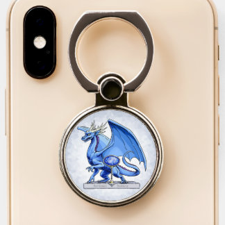 September’s Birthstone Dragon: Sapphire Phone Ring Stand