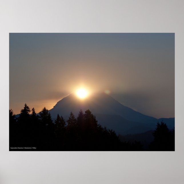 September Sunrise Poster (Front)
