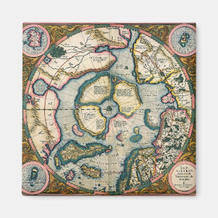 Septentrionalium terrarum descriptio, map of the A Magnet