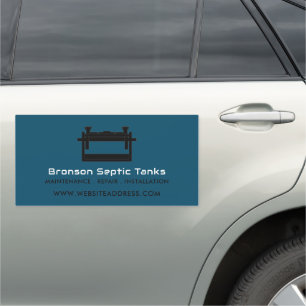 Septic Tank, Septic Company, Septic Engineer Car Magnet