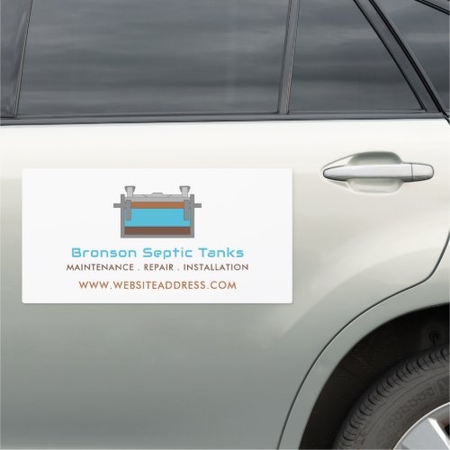 Septic Tank Septic Company Septic Engineer Car Magnet