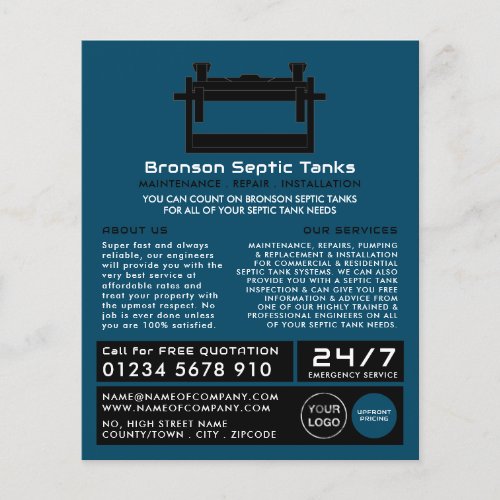 Septic Tank Septic Company Septic Engineer Flyer