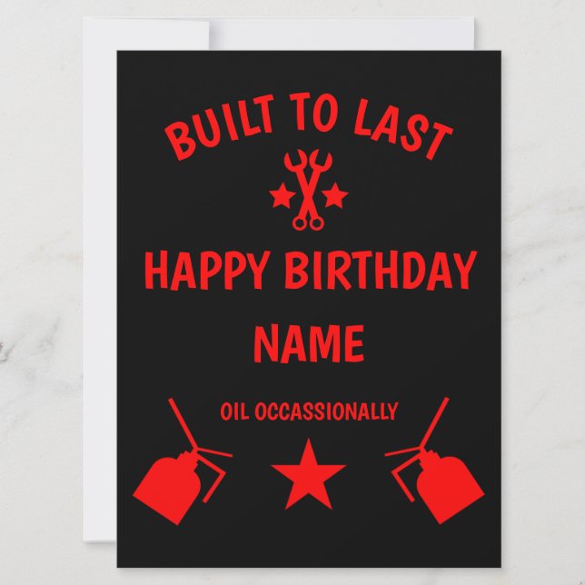 Septuagenarian 70th Birthday Party   Card (Front)