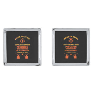 Septuagenarian Birthday Cufflinks