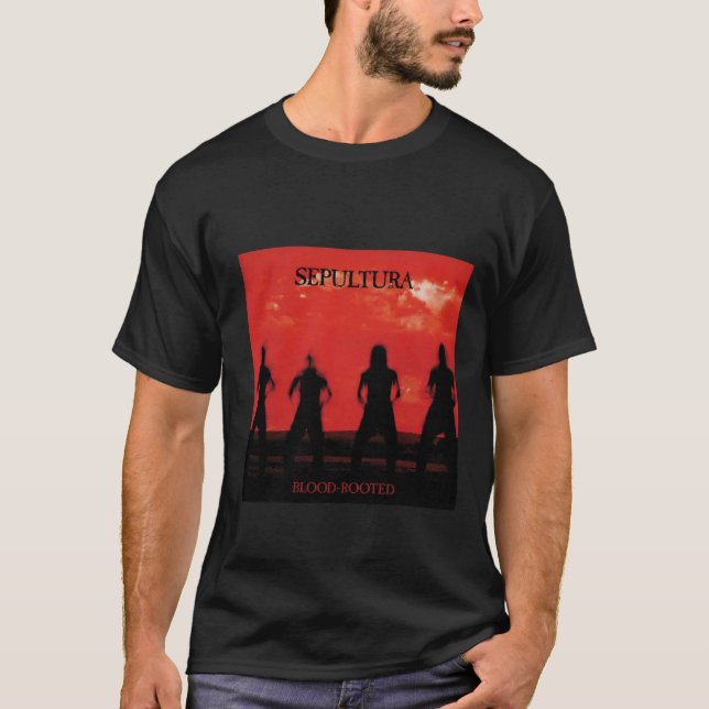 Sepultura Blood Rooted Album Cover2098png2098 T-Shirt (Front)