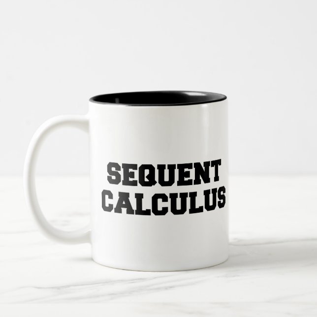 Sequent Calculus Mug (Left)