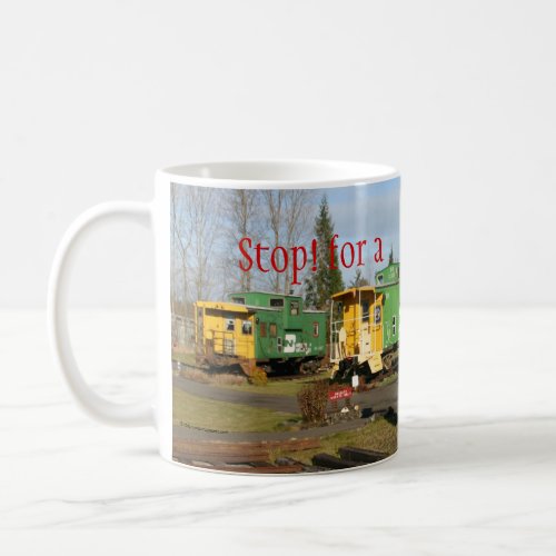 Sequim caboose coffee cup