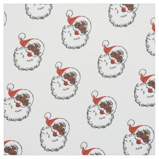 sequin African santa claus christmas xmas fabric