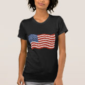 sequin flag shirt