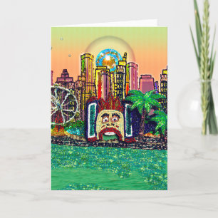 Sequin Art Birthday Card Sequin Harbor Fun Park
