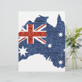 sequin australian flag (Standing Front)