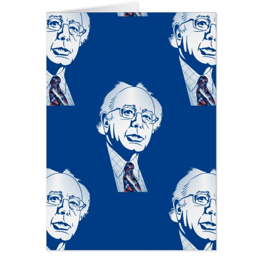sequin bernie sanders cards (Front)