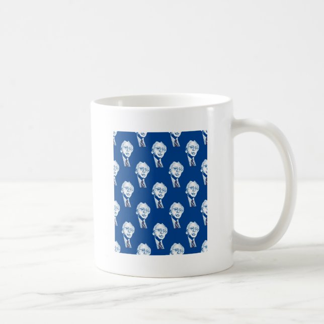 sequin bernie sanders coffee mug (Right)