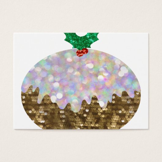 sequin christmas puddings (Front)