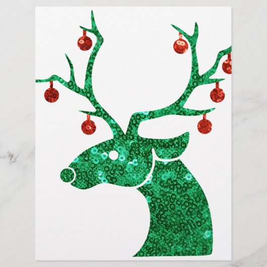 sequin christmas reindeer (Front)
