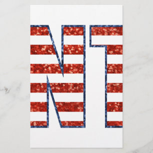 sequin Clinton Stationery
