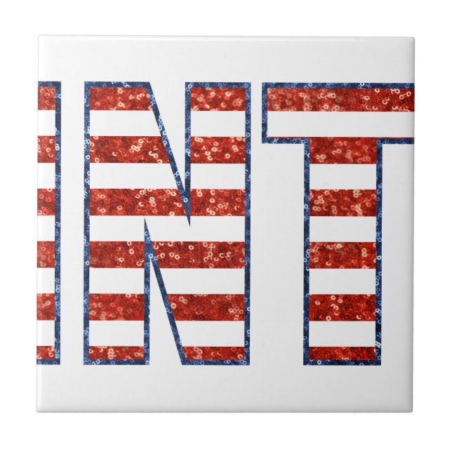 sequin Clinton Tile (Front)