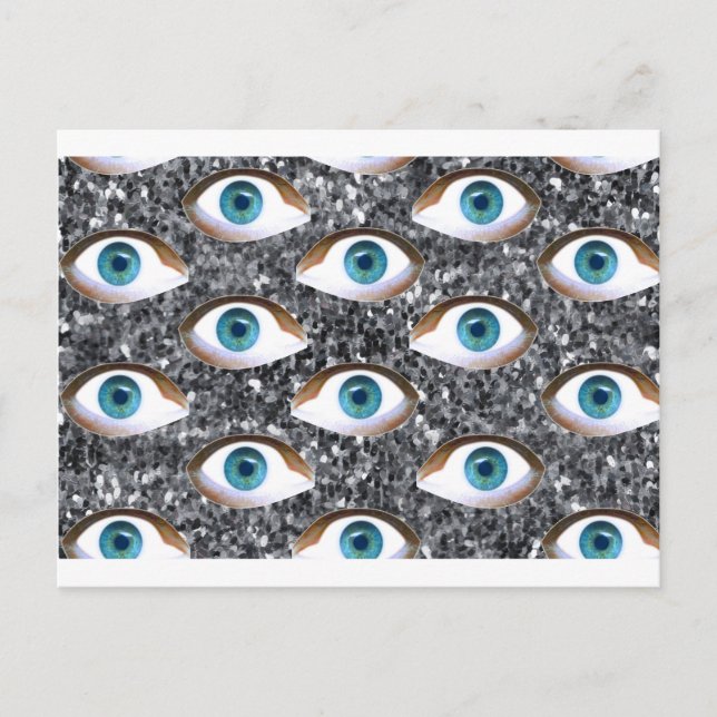 sequin eyes postcard (Front)