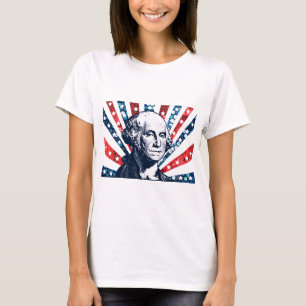 sequin george washington T-Shirt