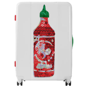 sequin hot sauce luggage