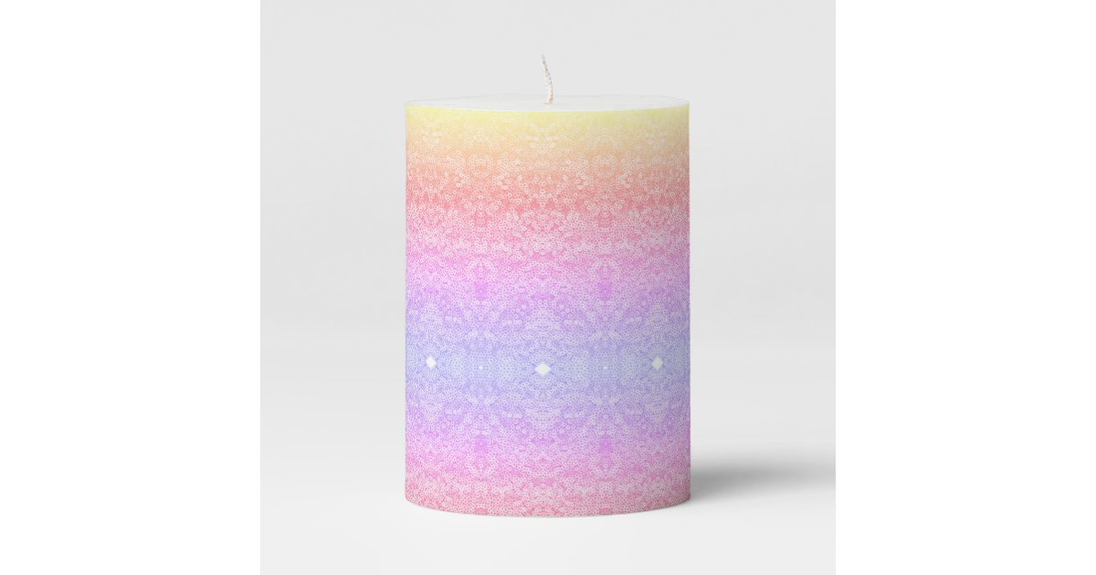 Rose Gold Candle Glitter Sparkle Drips Custom Text, Zazzle