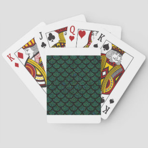 sequin mermaid poker cards