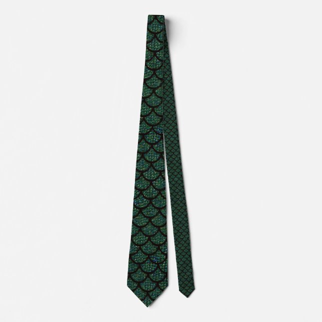 sequin mermaid tie (Front)