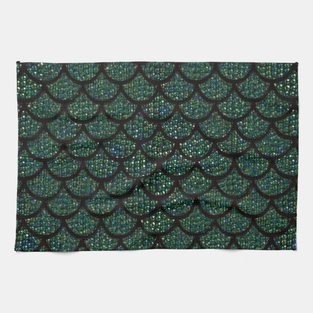 sequin mermaid towel (Horizontal)