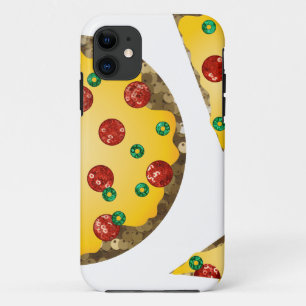 sequin pizza iPhone 11 case