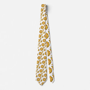 sequin pizza neck tie
