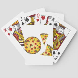 sequin pizza poker cards