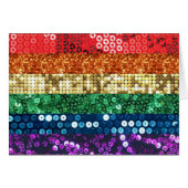 sequin pride flag (Front Horizontal)