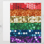 sequin pride flag (Front/Back)