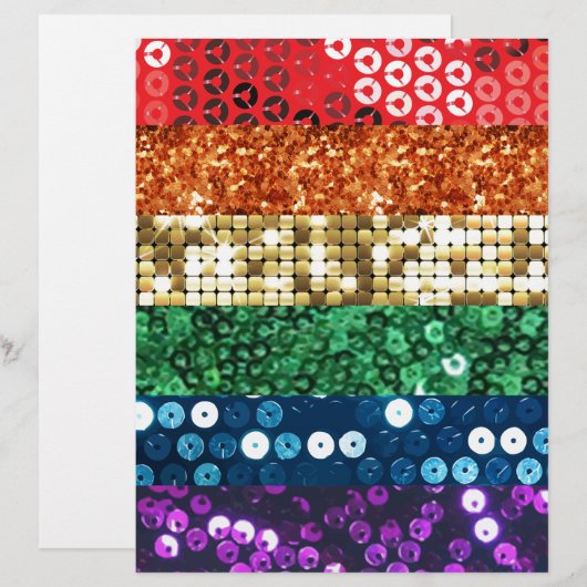sequin pride flag (Front/Back)