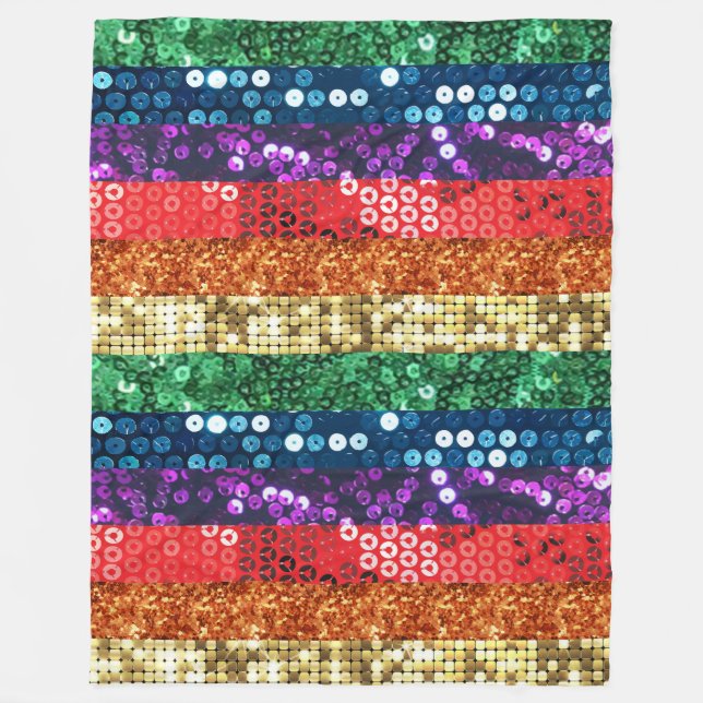 sequin pride flag blanket (Front)