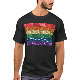 sequin pride flag fabric | Zazzle