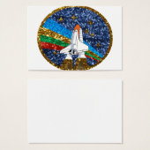 sequin space ship (Front & Back)