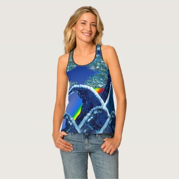 Sequin Waves Art by Sequin Dreams Studio Tank Top Sequin Waves Art by Sequin Dreams Studio Tank Top