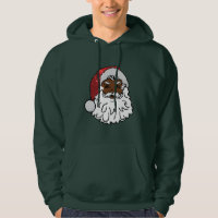 sequined black santa claus