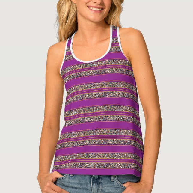 Sequins and Stripes Tank Top (Front)